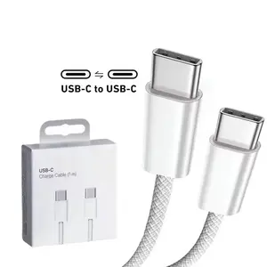 USB-C Cable for Apple iPhone 16 15 Pro Max, PD 60w Fast Charging Durable for Huawei Xiaomi Samsung, Type C Data Cellphone Cable Accessory