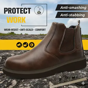 Men’s Steel Toe Safety Shoes: Built for Heavy-Duty Job Sites, Maximum Durability, Puncture Proof & Smash Proof