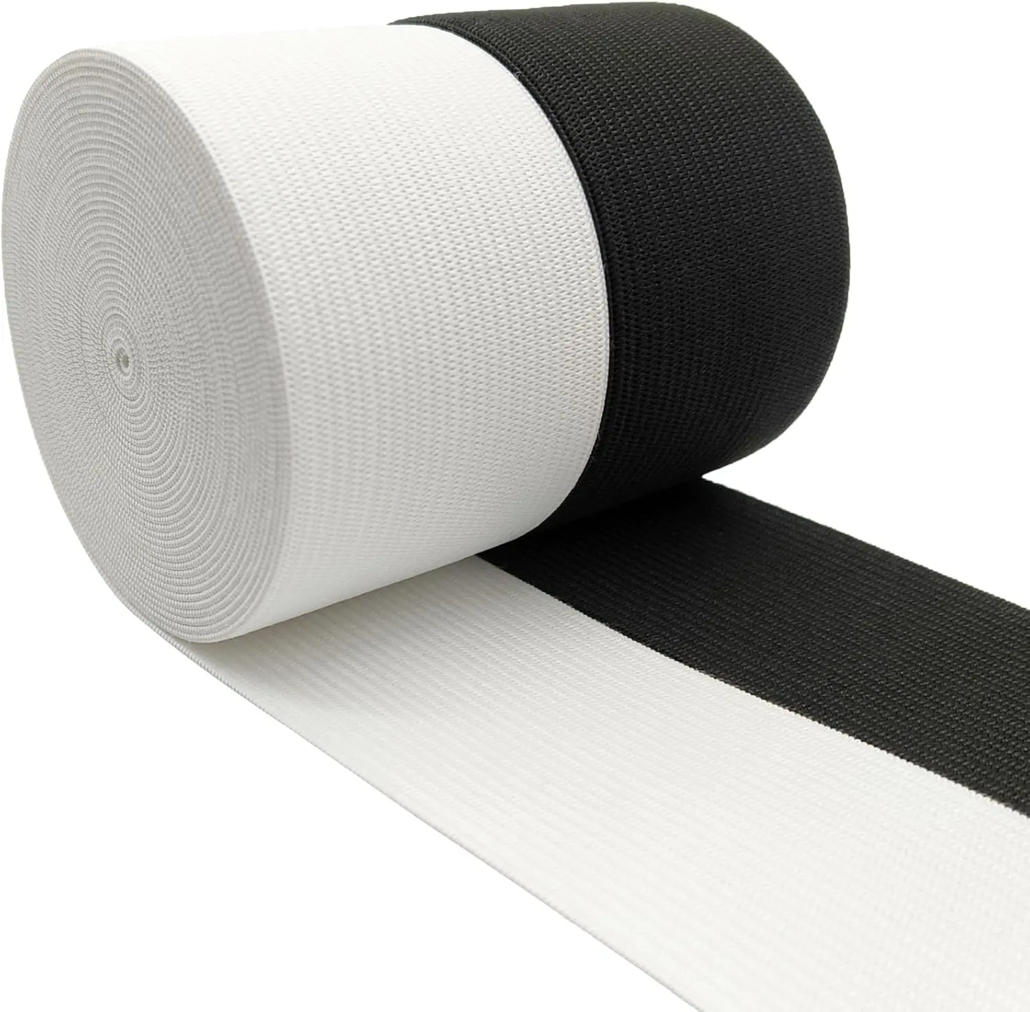 Elastic Band 2inch for Sewing 10 Yards 50mm Wide Flat Heavy Stretchy Elastic Yarn Straps Elastic Knit Band Spool for DIY Craft-Bedspread-Clothing-Pants  Band-Wigs-Skirts- DIY Projects (Mixed)