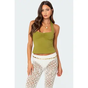 Poet Cinched Halter Top