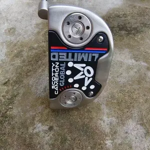 2018 Limited Edition Cameron Global Putter Premium Silver Finish Tri Color Face Accents Global Limited Sole Engraving with Two Adjustable Weights for Customized Performance