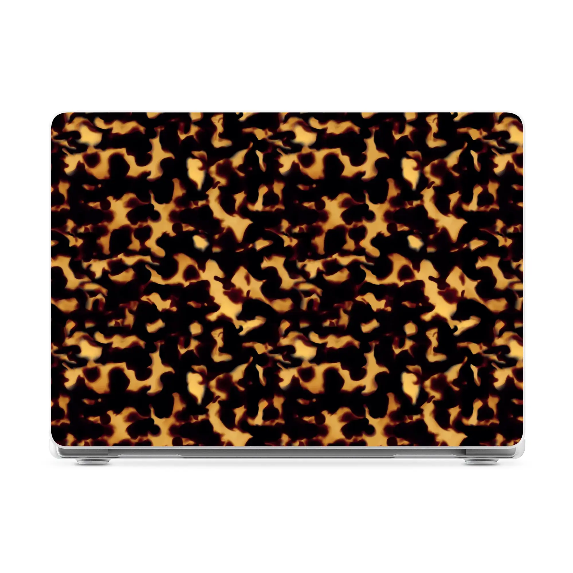 Casely MacBook Case | Shell Shocked | Tortoise Print Laptop Shell | Snap-on Laptop Shell with Raised Anti-Slip Grip and Bottom Vent Cutouts | Hard Policarbonate Protective Laptop Cover