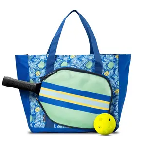 Pickleball Tote Bag - Coastal