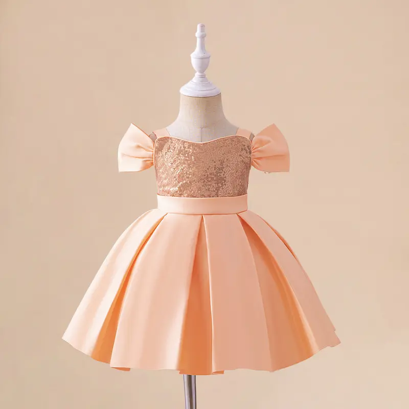 birthday dress orange Aomei Women Big Size Dresses Orange Ruffles Sleeveless High Waist Body –  Mega Mart Center main image 0