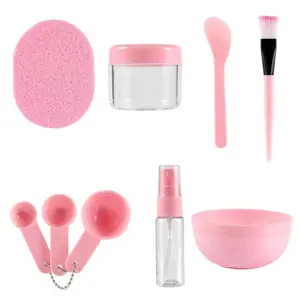 9 in 1 DIY Facial Mask Kit – Face Mask Mixing Bowl Set with Brush, Spoon & Tools