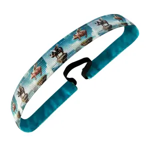 Hog Heaven Pigs | Light Blue, Multi | 5/8 Inch