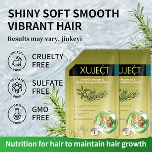 XUJECT Rosemary Nourishing & Revitalizing Shampoo Anti-Hair Loss Promotes Hair Growth Soft Voluminous Hair 14.8 fl oz BOGO Free Limited
