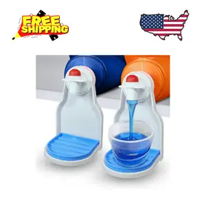 [2 Pack] Laundry Detergent Cup Holder, Detergent Drip Catcher (Upgraded Drip Tray)