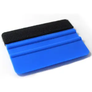 Sleek 4 Inch Plastic Felt Edge  - Vinyl Scraper Tool for  , Mini   Window Film Tinting Tool, Vinyl Wrap Wallpaper Smoothing Tool for  Window Tint, Blue