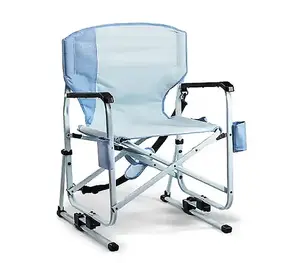 Redwood Flow Motion DC Rocker Chair with Flow Motion Technology Lightweight Foldable Chair for Beach Lawn Gravel Patio Decking 300 lbs Capacity