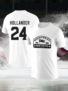 #24 Shane Hollander Inspiration Design Classic Sports T-Shirt Stylish casual look, skin-friendly breathable fabric, perfect for everyday wear and workouts