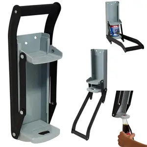 Wall-Mounted Can Crusher 16oz, Soda Beer Can Compressor, Eco-Friendly Recycling Tool, Non-Slip Soft Handle, Kitchen Gadget, Kitchen Garage Use