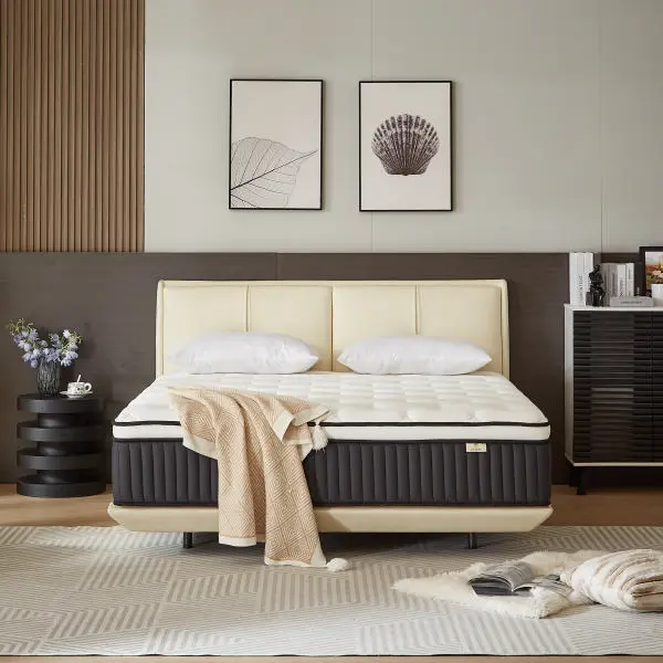 ZYLUMI 10-Inch Twin Size Hybrid Mattress - Cooling, Breathable Bed with Individually Pocketed Innersprings, Medium Firm CertiPUR-US Oeko-TEX Premium Memory Foam Support, Cooling Mattress, Breathable Bed Mattress