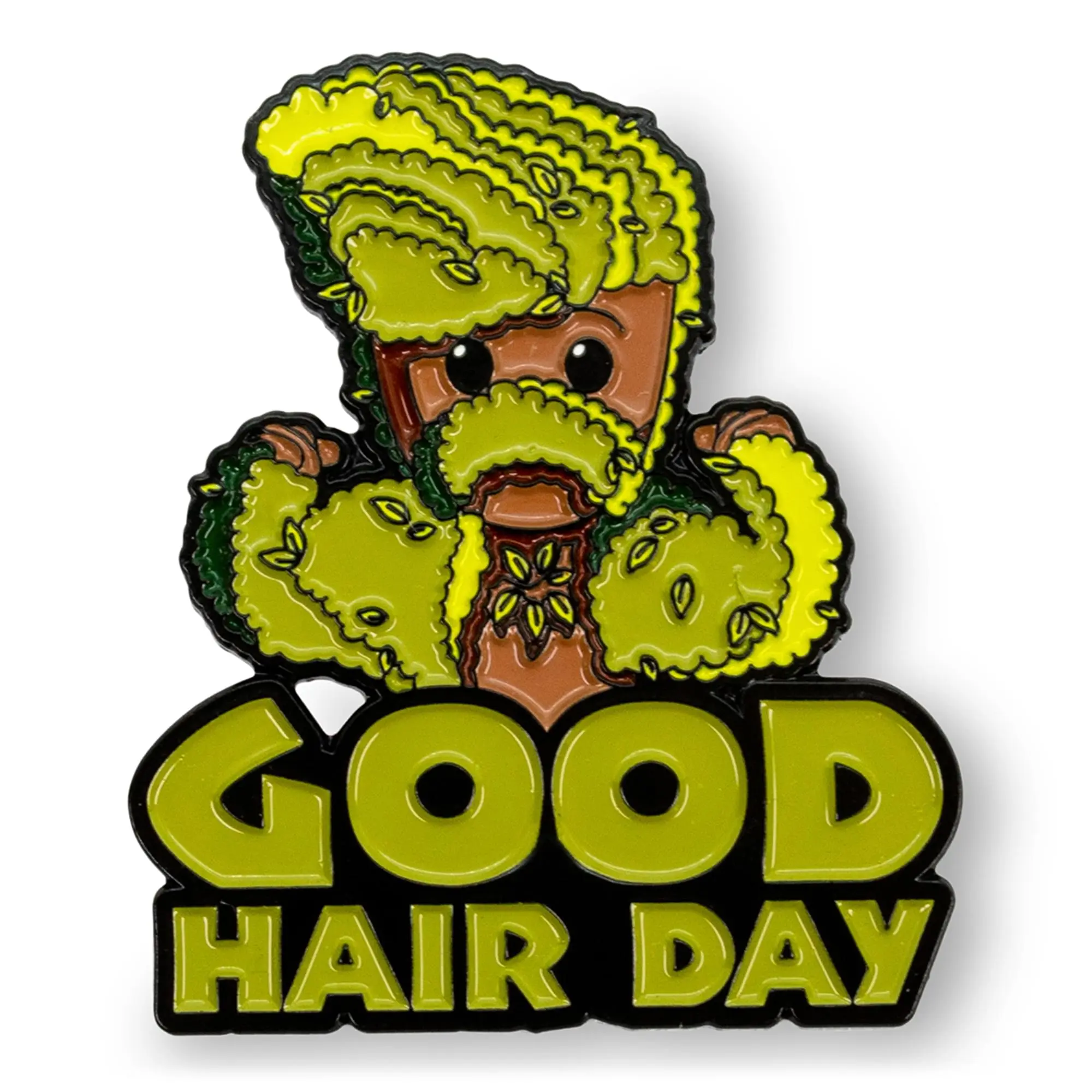 Marvel Studios Licensed "Good Hair Day" I Am Groot Enamel Hat Pin, Toynk Exclusive Collectible, Hat Pins, Collectibles, Casual Wear