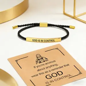 Inspire Bracelet GOD IS IN CONTROL-Elegant Design with Unique Patterns and Letters bracelets