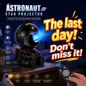Astronaut Galaxy Projector, Star Projector Galaxy Light, Night Light for Kids, Nebula Ceiling LED Lamp, Room Decor, with Timer and Remote, Gifts for Birthdays