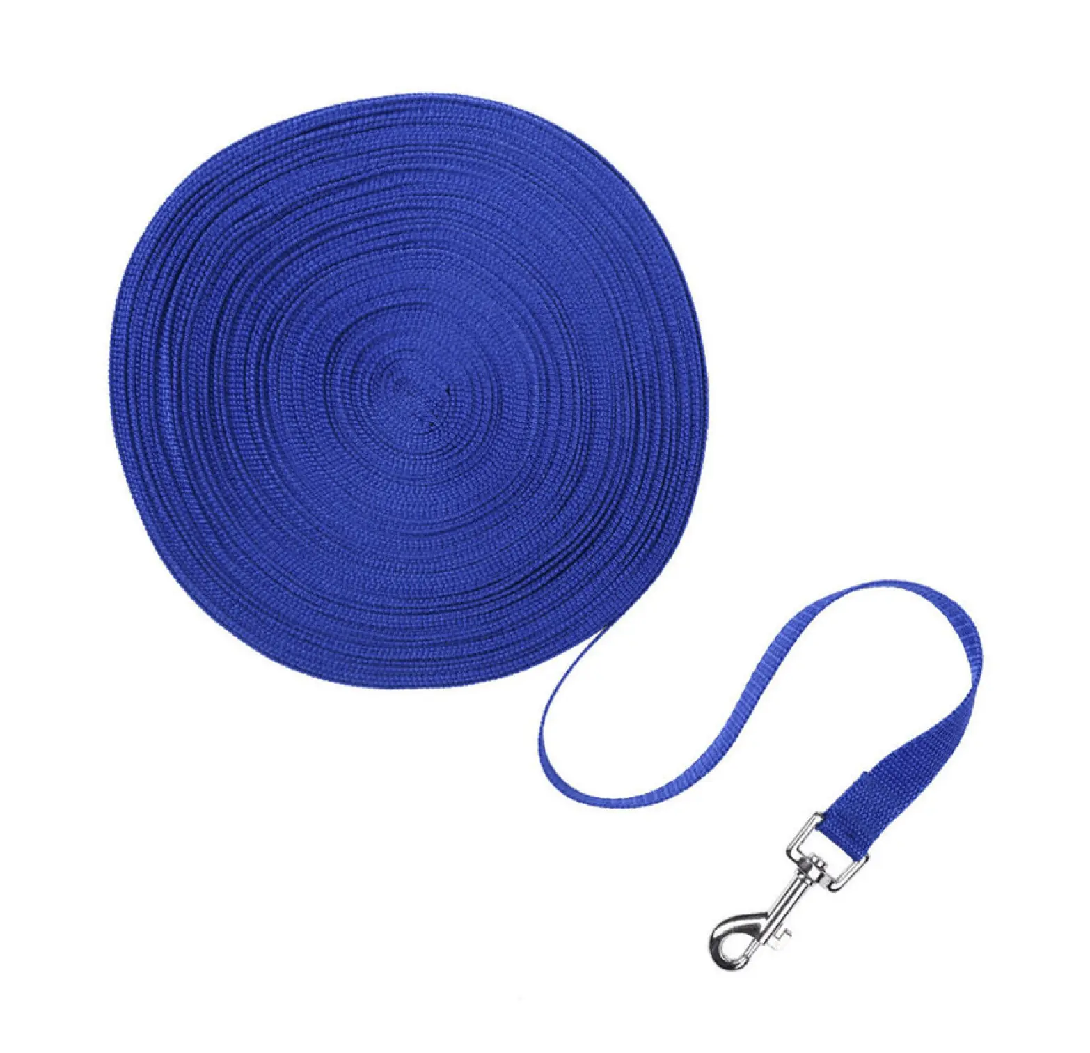 Dog Leash Long Line Training Lead, 15/30/50/100 FT Recall Obedience Leash for Hiking & Outdoor Sports, Durable Nylon Pet Leash with Comfortable Handle