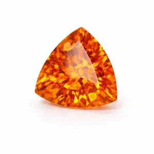Mandarin Spessartine Garnet: 5mm Trillion Cut 0.76ctw