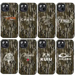 Mossy Oak Bottomland Camouflage Pattern Vintage Sitka Waterfowl Hunting Camo Tough Phone Case. Rustic Nature Outdoor Aesthetic Rugged Shockproof Protective Cover For iPhone 17 Pro Max 16 Air 15 14 13 12 11.