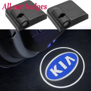 Upgrade Waterproof Ultra-Bright Magnetic Wireless LED Car Door Lights Projection Welcome Light, New Kia Logo, Easy Install No Wiring Needed