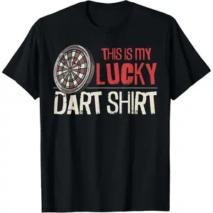 Darts Board Vintage This Is My Lucky Dart Shirt T-Shirt
