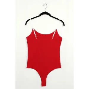 Red Tank Body Suit