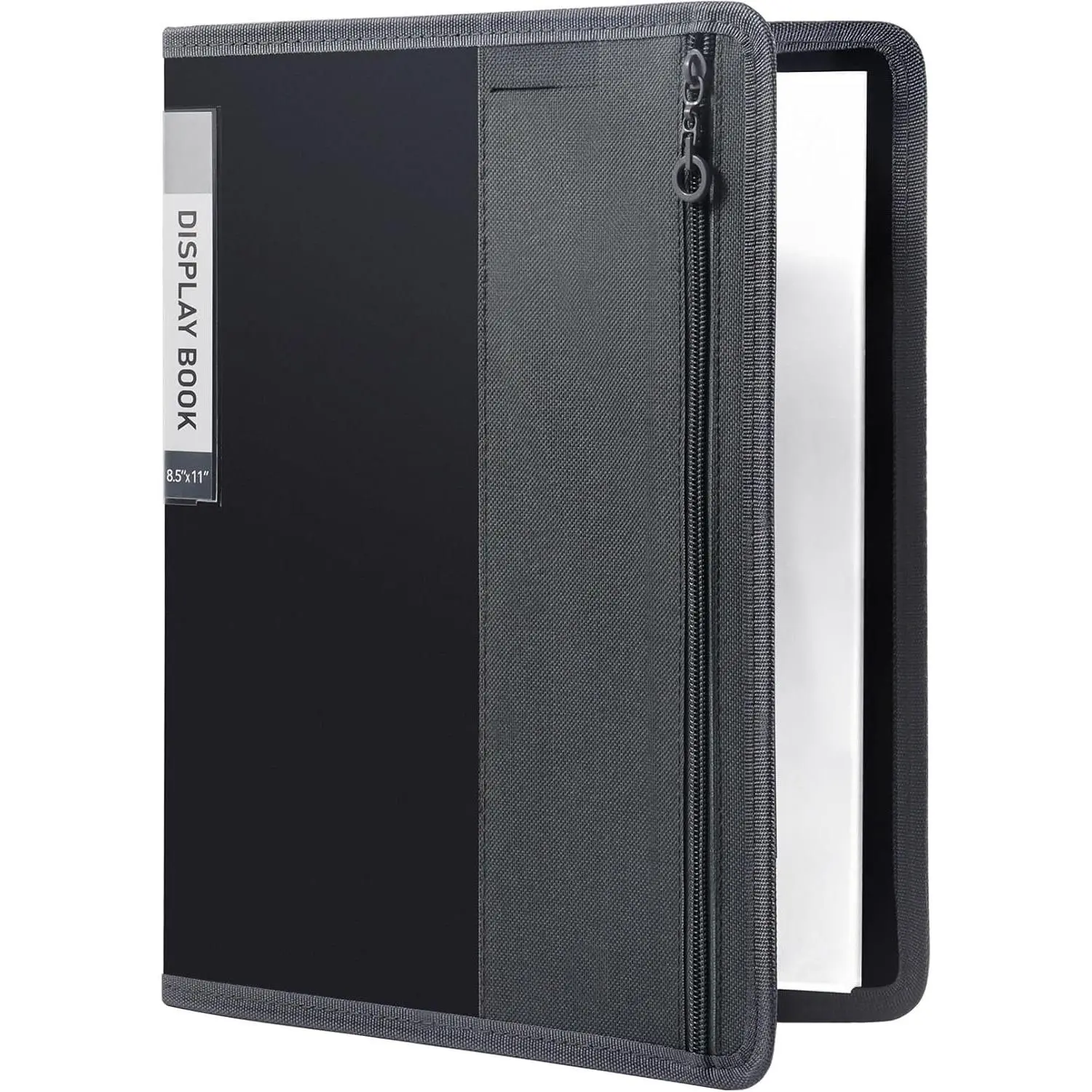 Binder with Plastic Sleeves 30-Pocket, Display Book for 60 Pages, 8.5x11" Presentation Folders with Clear Sheet Protectors, Art Portfolio Binder for School & Office Document Organizer
