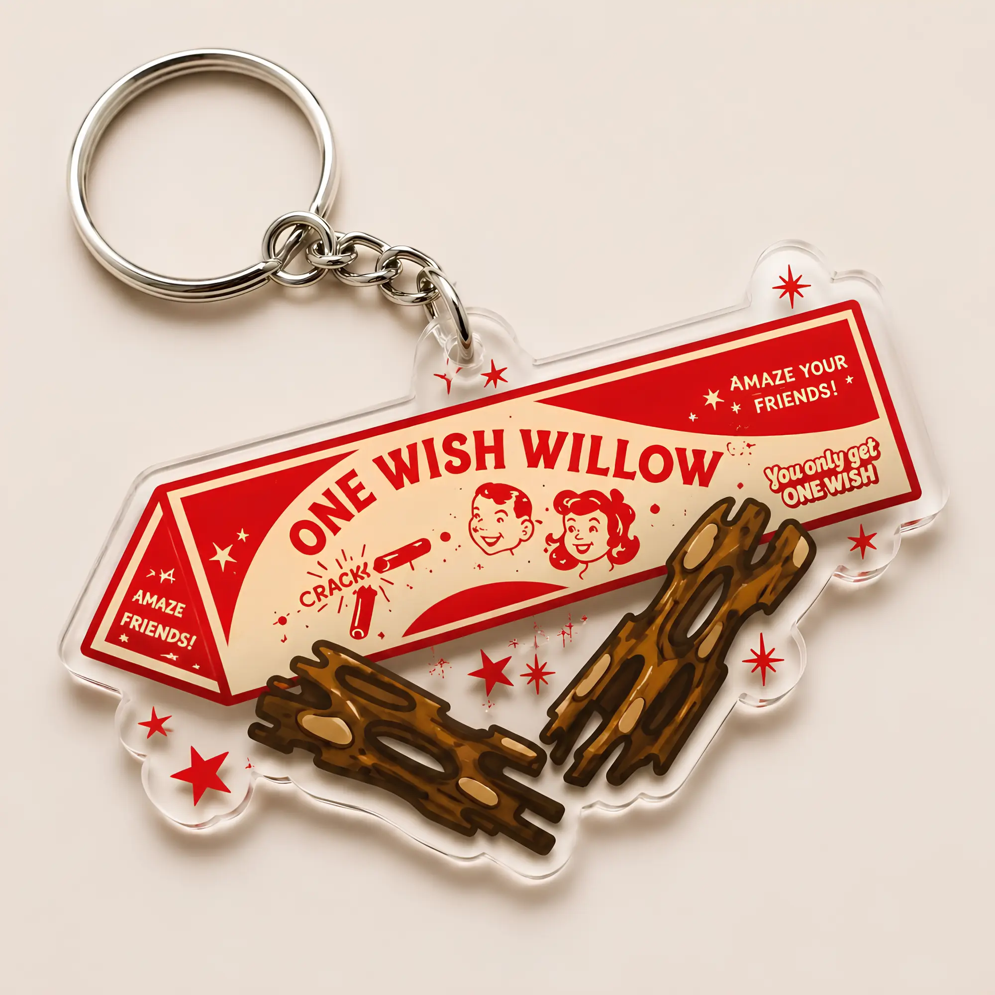 Obsession Movie Keychains, One Wish Willow Keychain, Be Careful What You Wish Merch, Retro Horror Movie Key Chains, Found Ftage Fan Gift