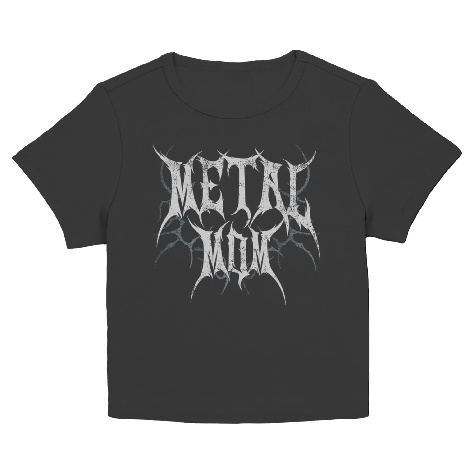Juniors Womens Lost Gods Cool Metal Mom T Shirt