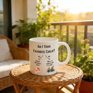 Funny Mothers Day Mug for Mom - Gag Gift Mug, Ready to Gift Humorous Mothers Day Mug for Mom, Funny Greeting Mug, Funny Mug for Mom, Mothers Day Greeting Mug