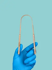 COPPER TONGUE SCRAPER