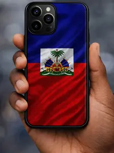 LoonStore Customized TPU Haitian Flag Smartphone Case - Durable, Shockproof Cover with Full Protection for iPhone and Android Devices