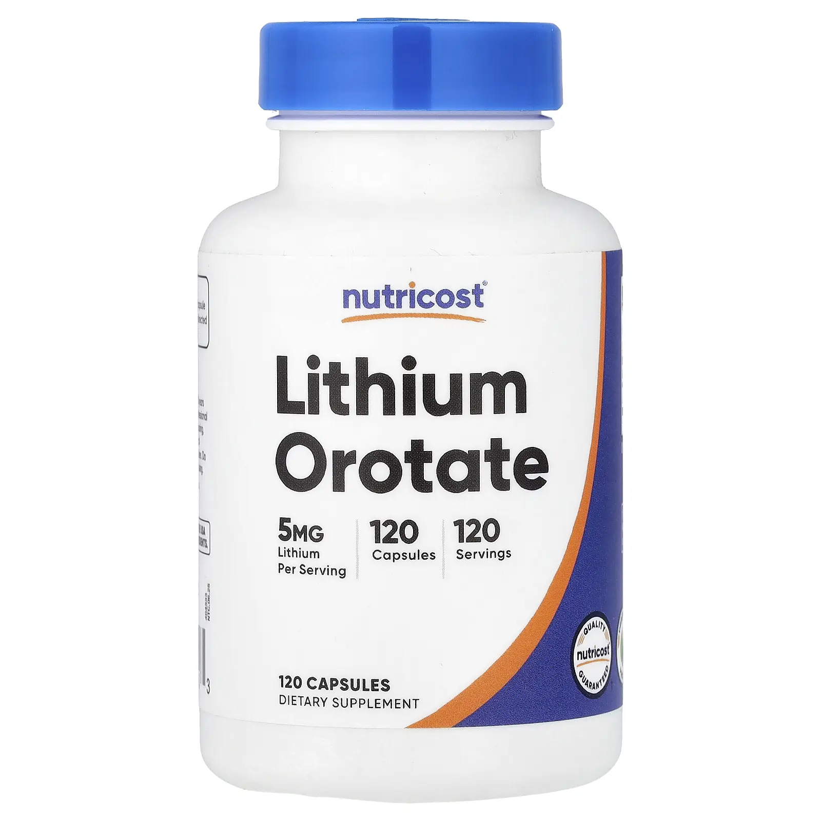 Nutricost Lithium Orotate, 5 mg, 120 Capsules Nutricost Lithium Orotate, 5 mg, 120 Capsules