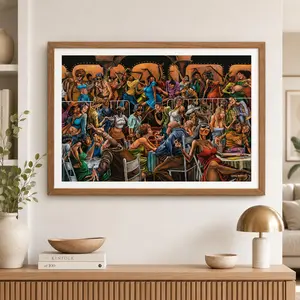 The Sugar Shack Jazz Dance, African American Poster, Musical Movement Wall Art