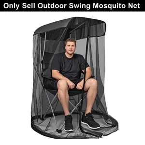 Outdoor Swing Mosquito Net - Fishing, Patio & Garden Protective Canopy with 3-Minute Quick Setup, Thickened & Fine Mesh for Bug Protection, Portable & Easy Storage, Ideal for All-Day Outdoor Leisure, Mesh Netting Sides