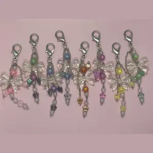 Cute Star Chain Bow Keychain
