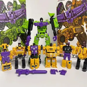 6 in 1 MINI Devastator Transformation Model MINI Devastator 22CM Action Figure Robot Plastic Toys BEST Gift Child Kid New