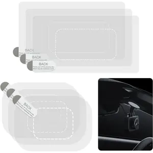 Dashcam Windshield Sticker, Sturdy  HUD Screen Sticker Film Easily   & Falling, Durable and  Windshield Applicator for  Dash Cam (6)