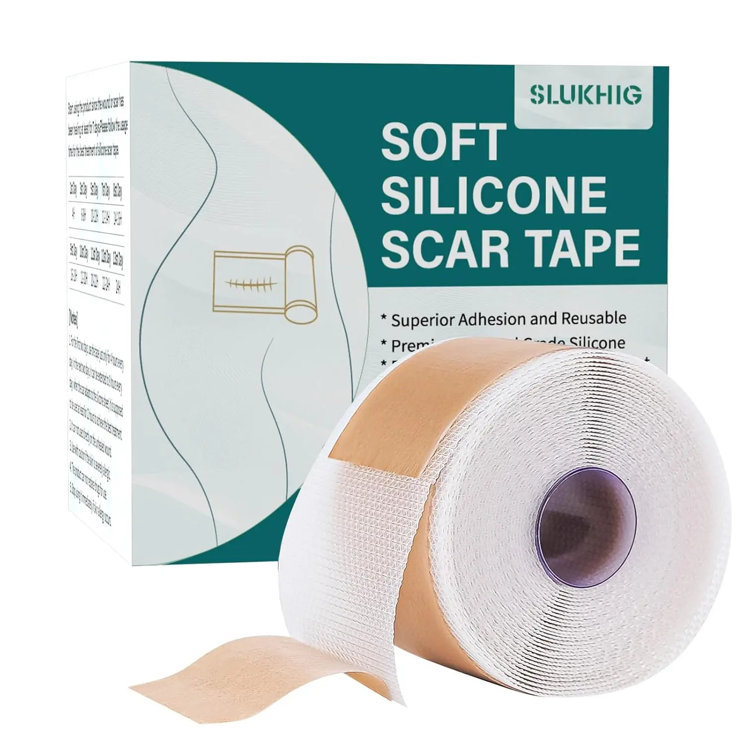 Silicone Scar Sheets Roll 4M Scar Removal Treatment