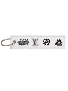 Emotocustom keychain white