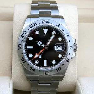 Men Luxury Exploration Sporty Silver Steel Automatic Homage Watch