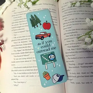 As If You Could Outread Me Dual-Sided Cardstock Bookmark Sticky Labels