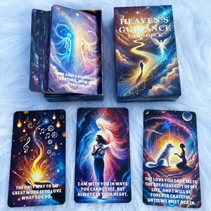 Heaven's Guidance Talking to Heaven Oracle Deck - Medium Size Cards for Loved Ones & Pet Loss Healing Spiritual Messages