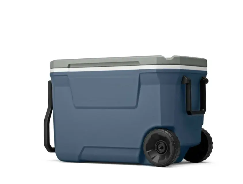 62QT 316 Series Hard Chest Wheeled Cooler, Lakeside Blue – for Sports & Outdoor, Camping & Hiking Use