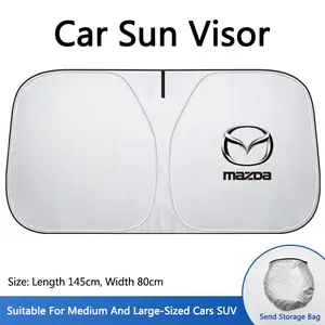 Car Windshield Sun Shade Covers, Visors Front Window Protector Parasol, for Mazda 2 3 6 8 Cx4 Cx-5 Cx-7 Cx-9 Cx-3 Atenza Accessory