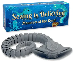 El Gran Maja – 12" Deep Sea Cryptid Figure – The Sea Eater Prehistoric Collectible – Waterproof Nautical Display for Office, Aquarium, or Home – Durable Abyssal Monster