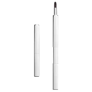 Lip Brush Applicators-Retractable Exquisite Professional Lipstick Brushes- Lipstick Gloss Makeup Brush Tool For Women and Girls (Pack of 1，Silver)