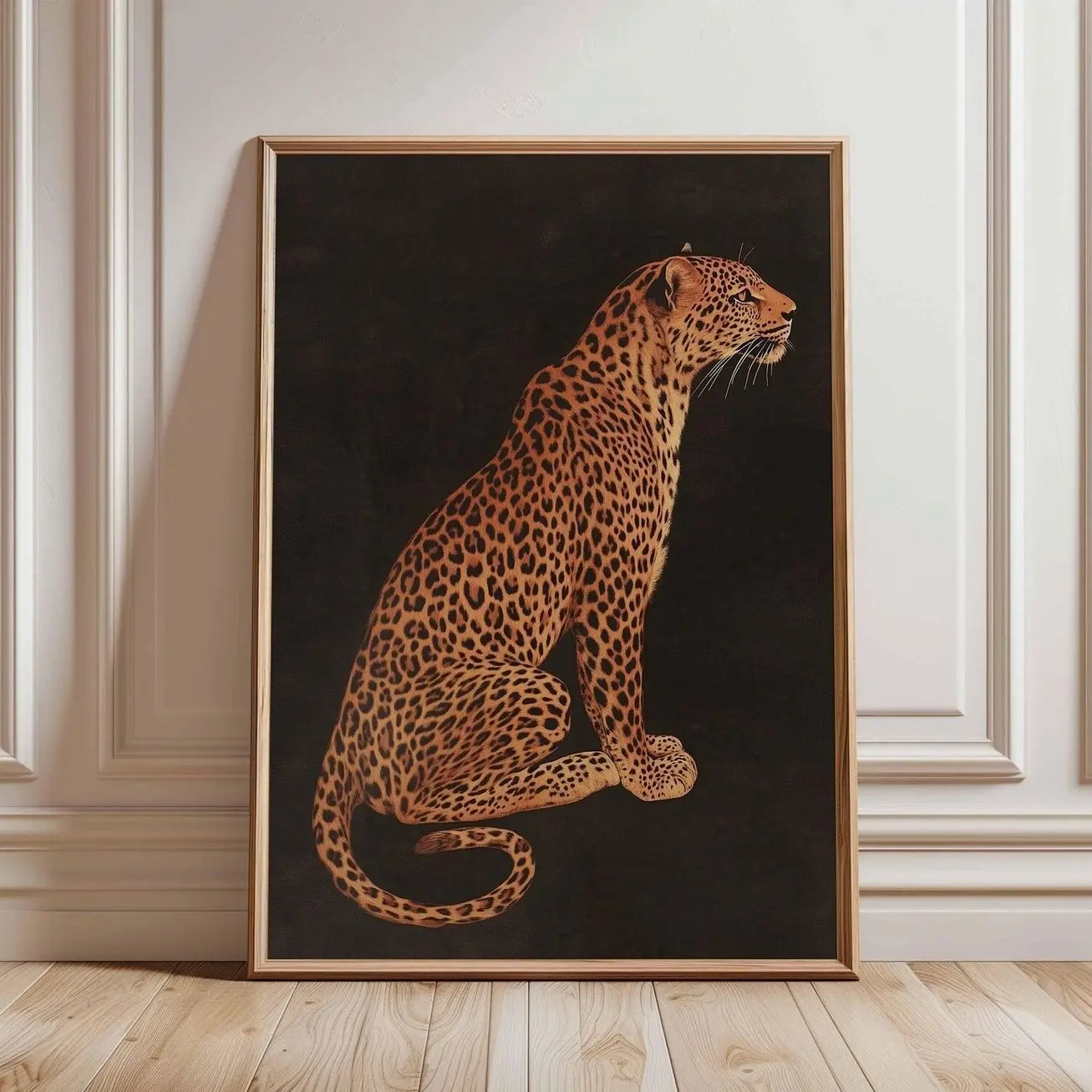 Leopard Wall Art Print Vintage Safari Animal Poster Jungle Wildlife Decor 9