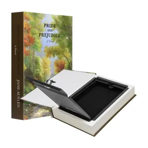 Barska Real Paper Book Lock Box with Key Lock