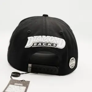 Arizonna Gorra Color Negro x La Officehats Diamondbacks Logo Snapback Hat